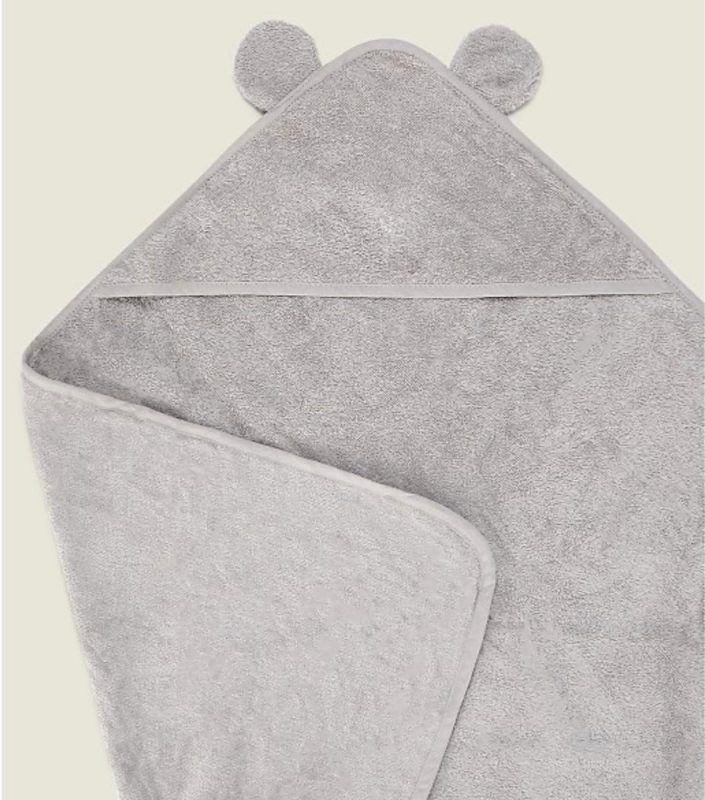 Classic Grey Hooded Towel