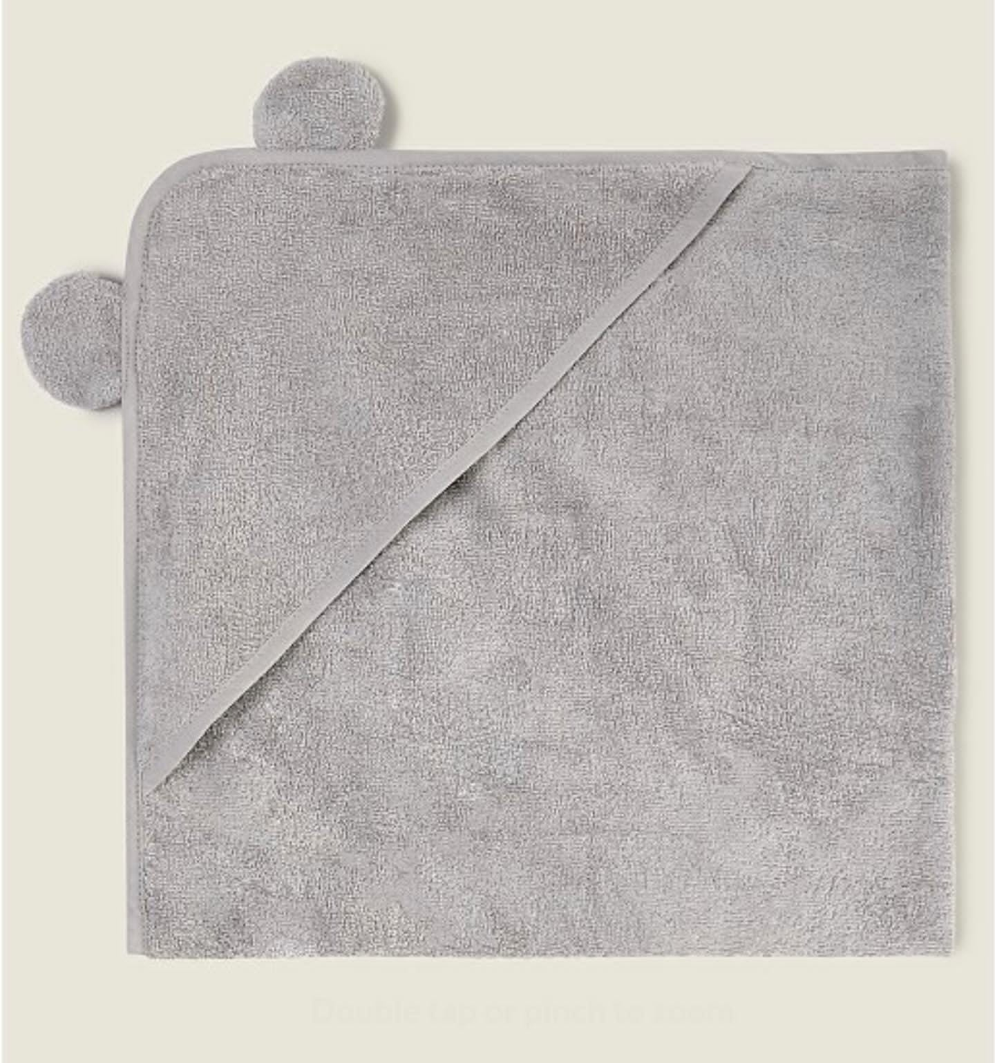 Classic Grey Hooded Towel