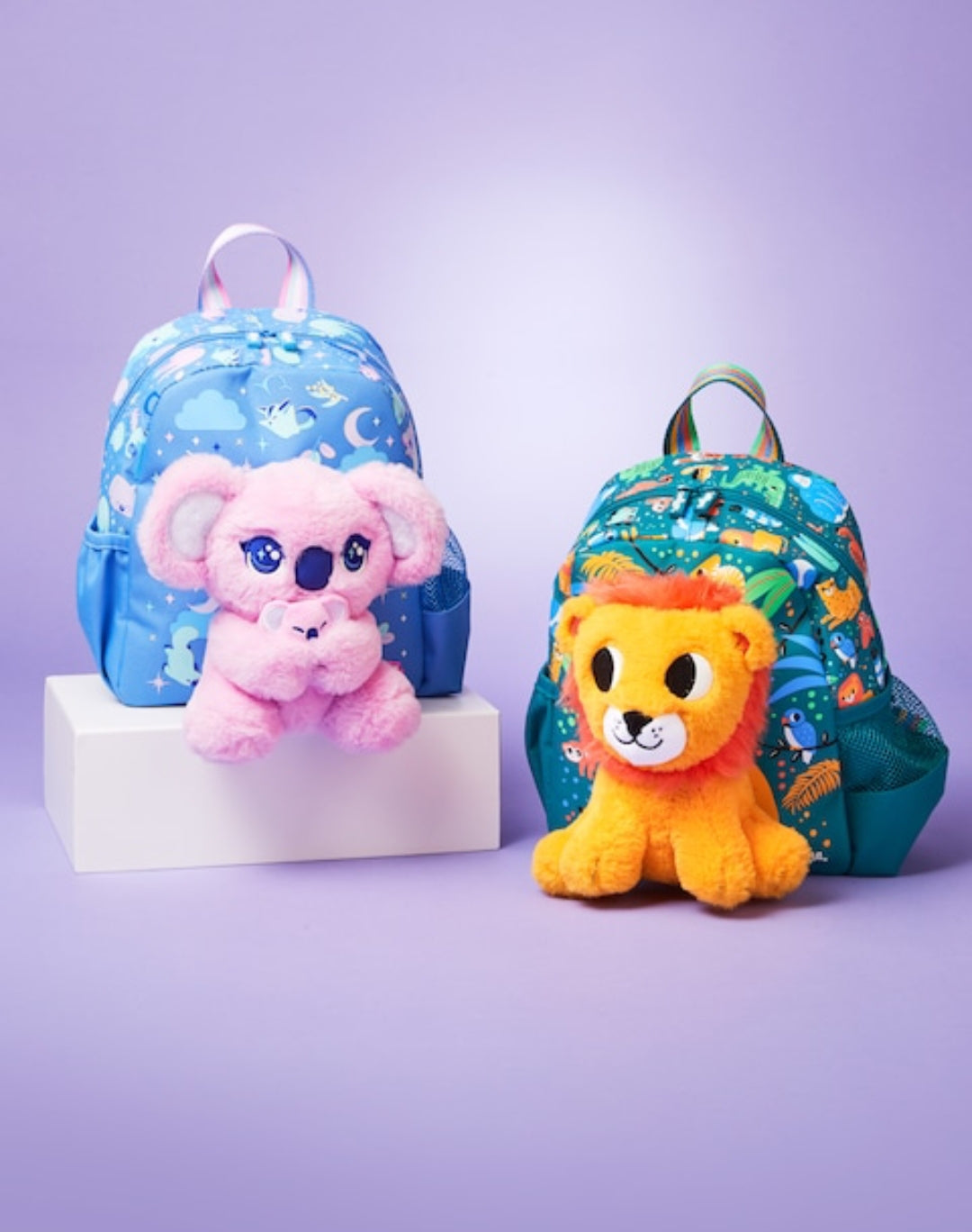 Smiggle Big Dreams Teeny Tiny Backpack With Detachable Plush Toy