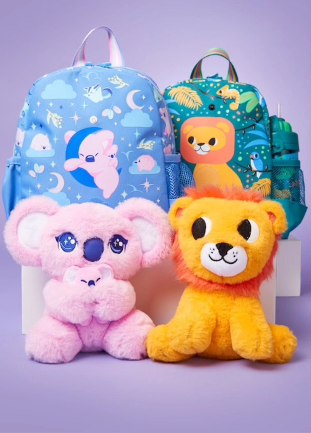 Smiggle Big Dreams Teeny Tiny Backpack With Detachable Plush Toy