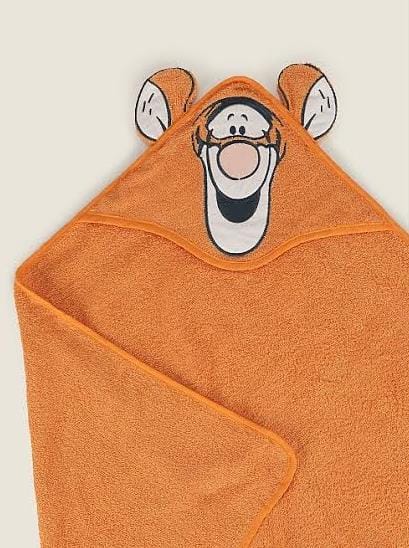 Disney Winnie the Pooh Tigger Orange Hooded Towel