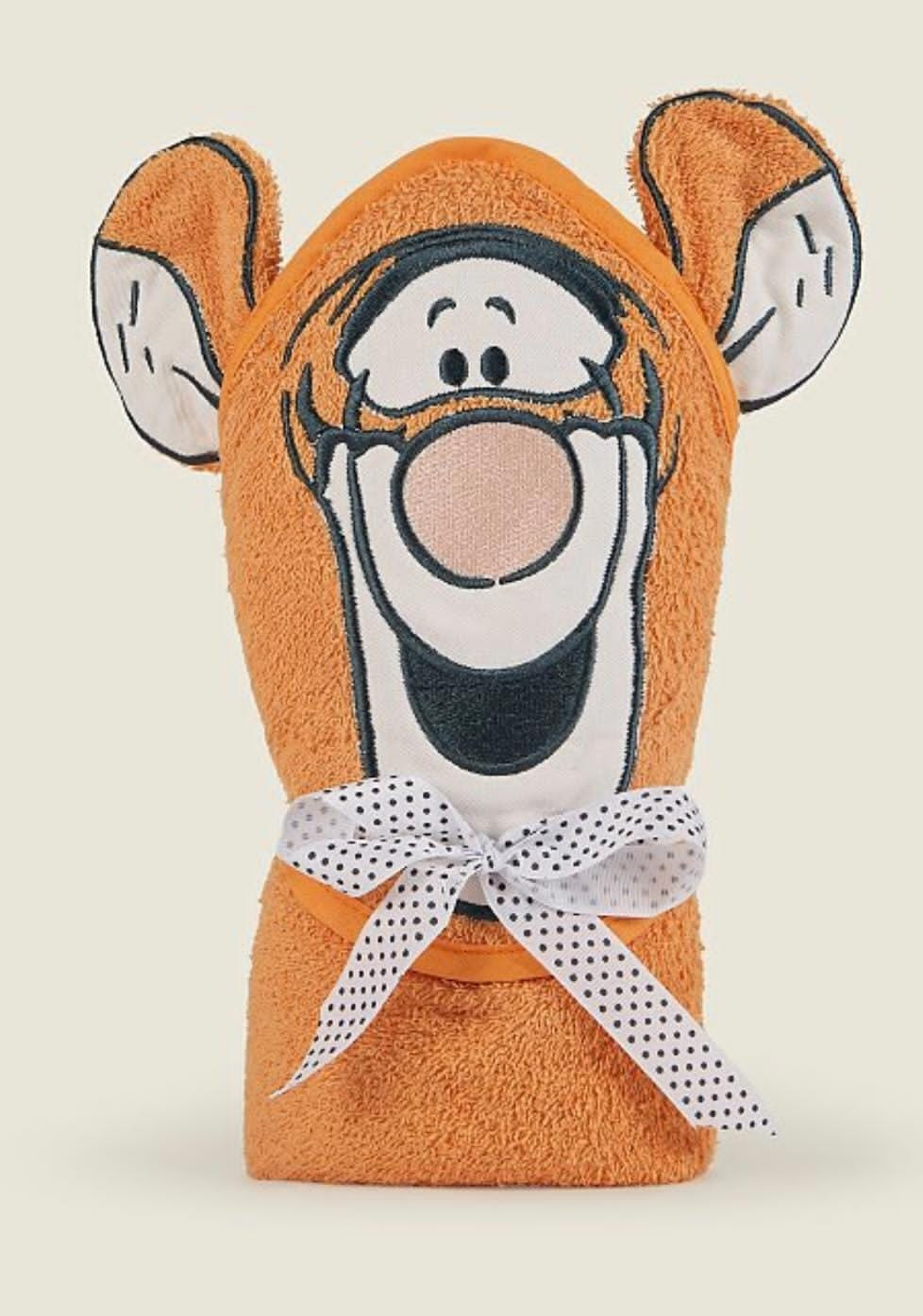 Disney Winnie the Pooh Tigger Orange Hooded Towel