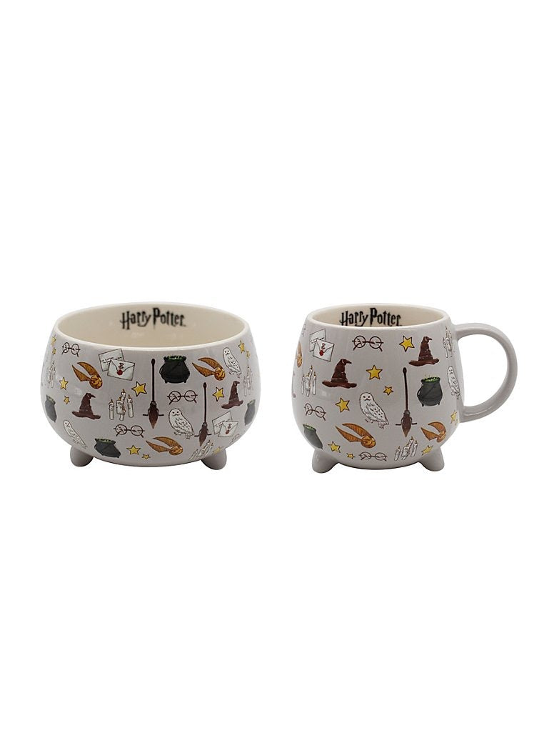 George Grey Harry Potter Mug & Bowls 4 Piece Set