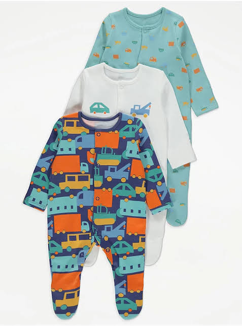 George Car Sleepsuits-3 pack (18 - 24m)